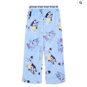 Bluey Big Girls Plush Print Pajama Pants, Sizes MEDIUM 7/8